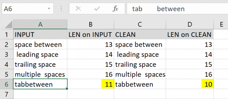 CLEAN Function – Explained with Examples - ExcelHappy